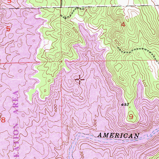Topographic Map of First Cove, CA