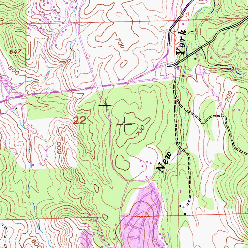 Topographic Map of Franciscan Village, CA