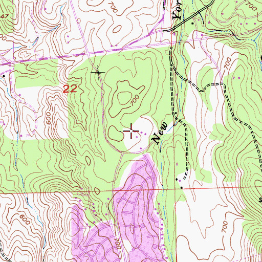Topographic Map of Jackson Elementary School, CA