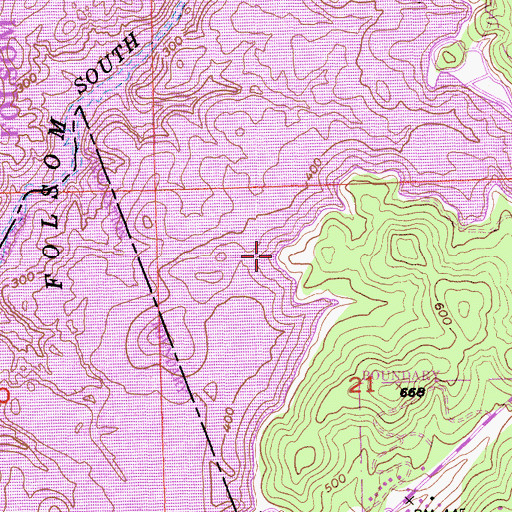 Topographic Map of Lakeridge Oaks, CA