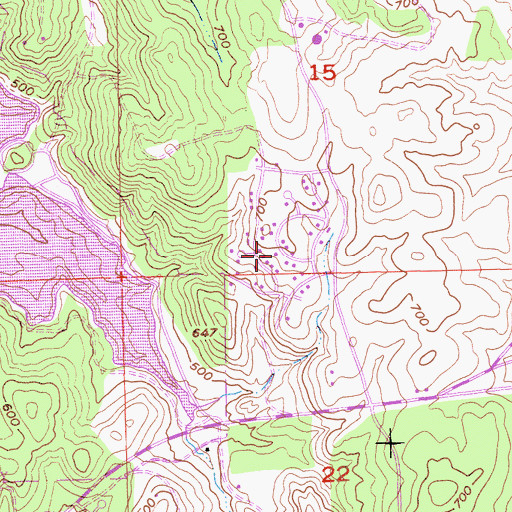 Topographic Map of Marina Village, CA