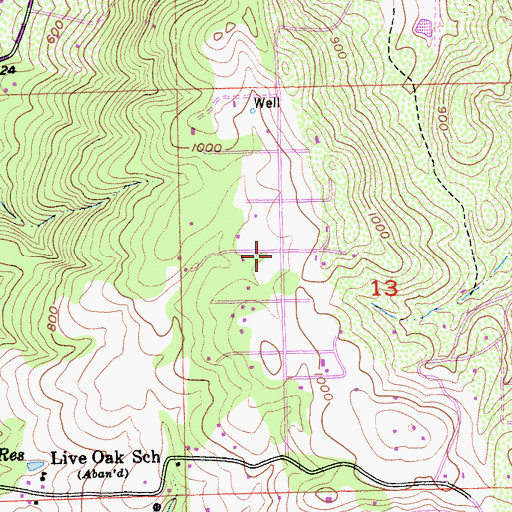 Topographic Map of Arroyo Vista, CA