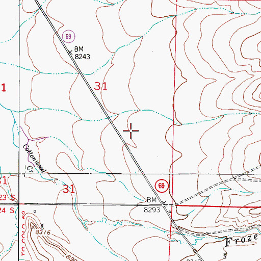 Topographic Map of Rosita Pit, CO
