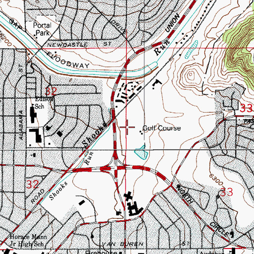Topographic Map of Rapson Mine, CO