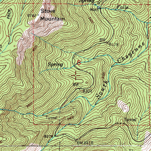 Topographic Map of Dorothy O Claim, CO