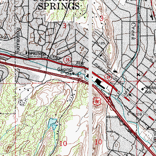 Topographic Map of Bock Pit, CO