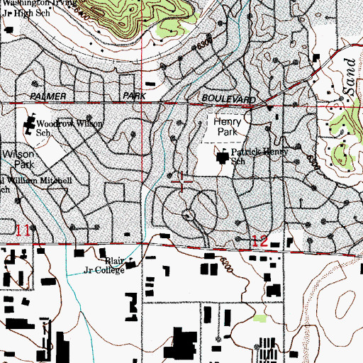 Topographic Map of Enterprise Mine, CO
