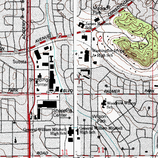 Topographic Map of Golden Cycle Mine, CO