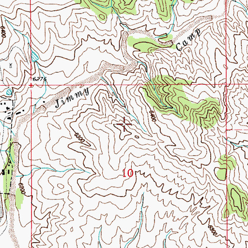 Topographic Map of McFerran Mine, CO