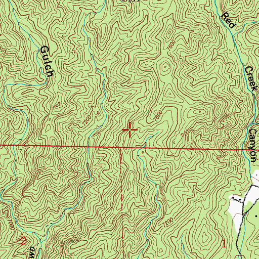 Topographic Map of Ford Ranch Quarry, CO
