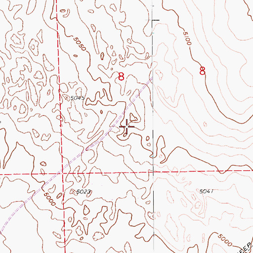 Topographic Map of Empire Zinc Mine, CO