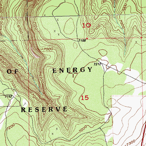 Topographic Map of Goforth Homestead Mine, CO