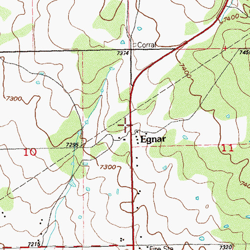 Topographic Map of Full Moon Number Two Mine, CO