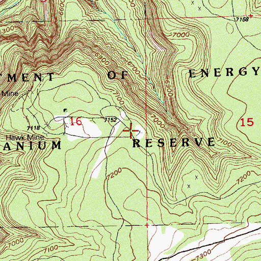 Topographic Map of Michael Bray Mine, CO