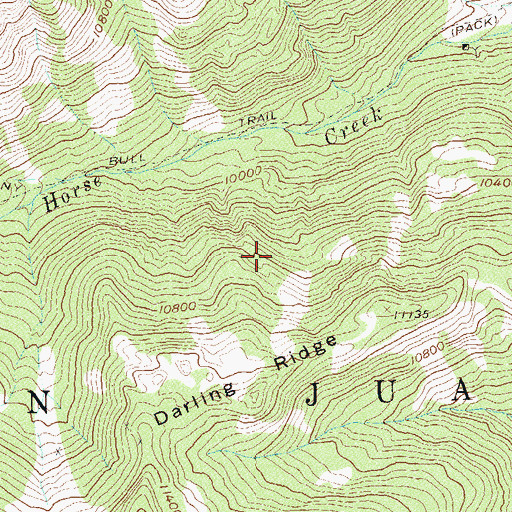 Topographic Map of Magnet Mine, CO