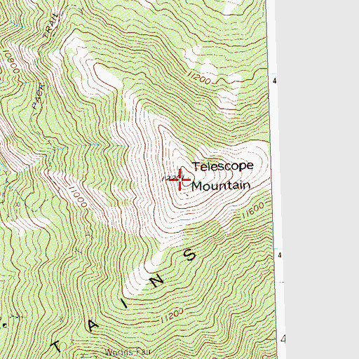 Topographic Map of Oro Mine, CO