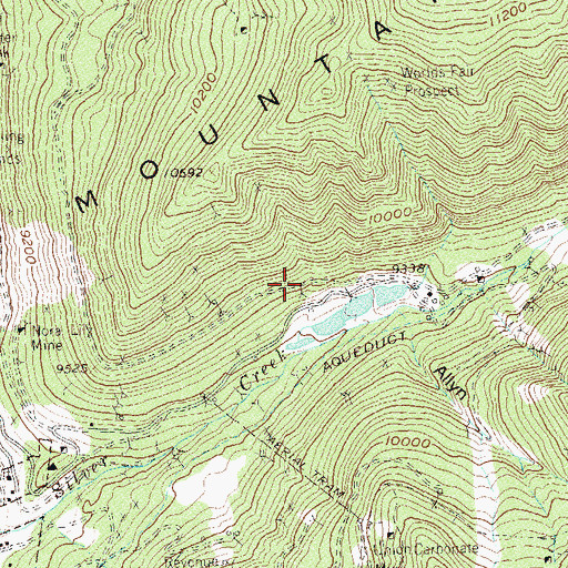 Topographic Map of Richmond Mine, CO