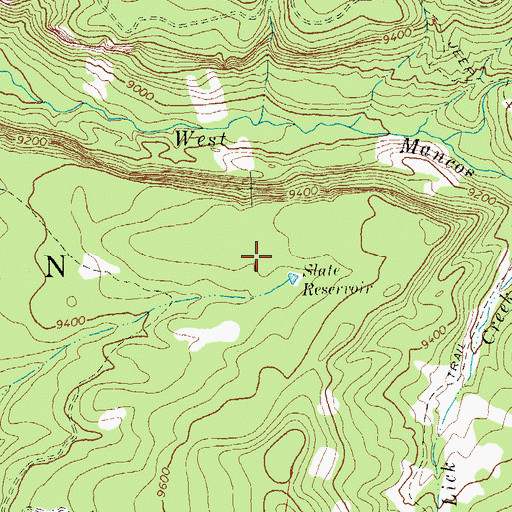 Topographic Map of Golconda Placer, CO