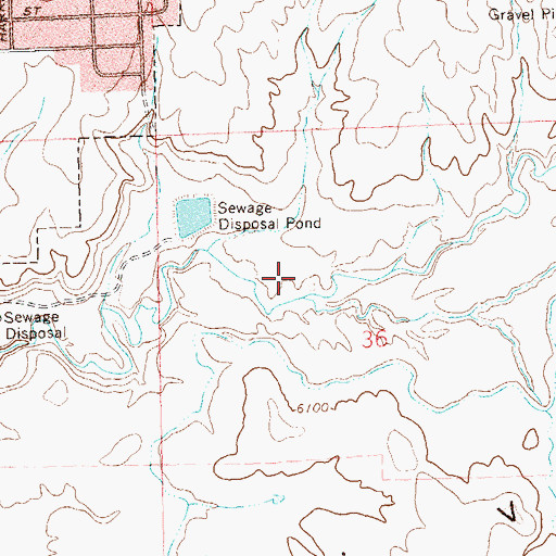 Topographic Map of Mowry Mine, CO