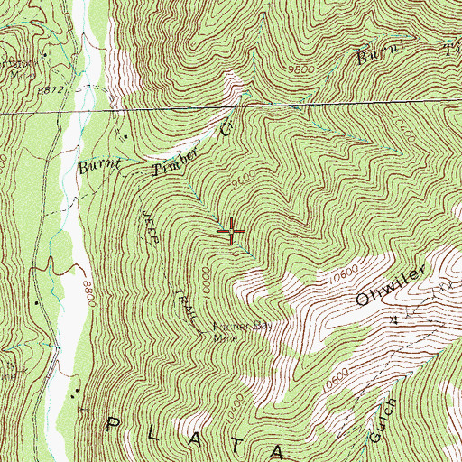 Topographic Map of Southern Boy and Girl Mine, CO