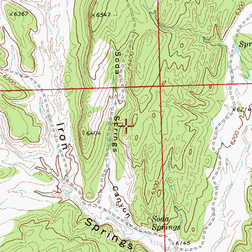 Topographic Map of Fort Lewis Mine, CO