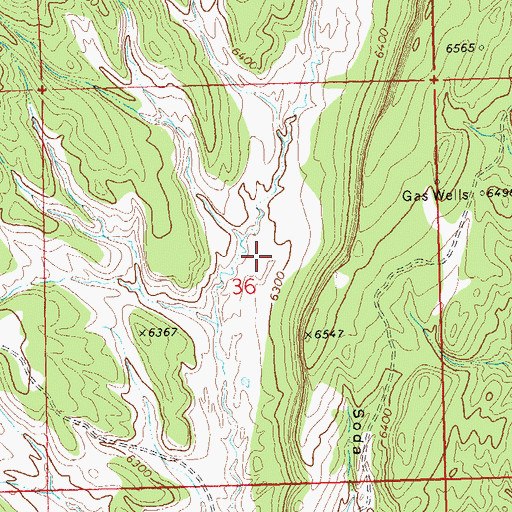 Topographic Map of Henderson Mine, CO