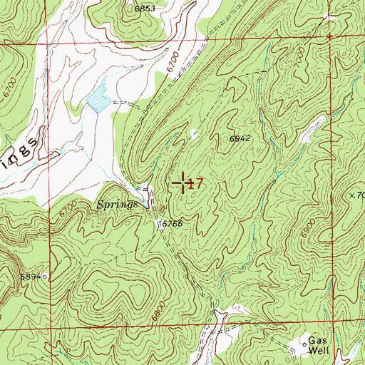 Topographic Map of Mormon Mine, CO