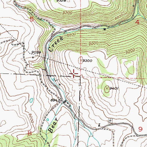 Topographic Map of Iron Crown Mine, CO
