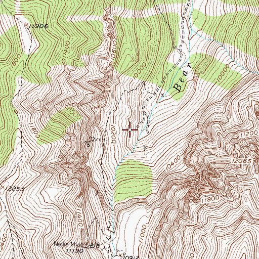 Topographic Map of Maryland Mine, CO