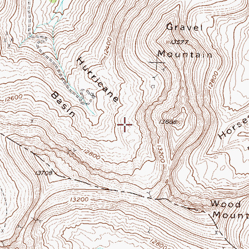 Topographic Map of Goodwin Mine, CO
