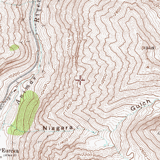 Topographic Map of Klondyke Group Mine, CO