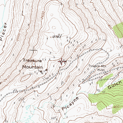 Topographic Map of Scotia Mine, CO