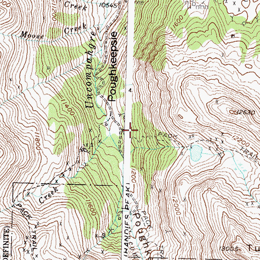 Topographic Map of Sixteen-to-one Mine, CO