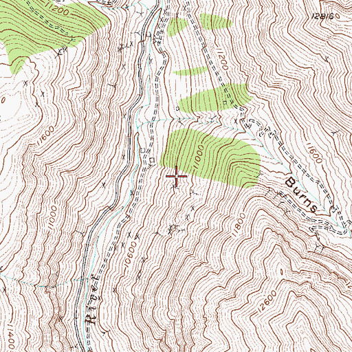 Topographic Map of Tom Moore Mine, CO