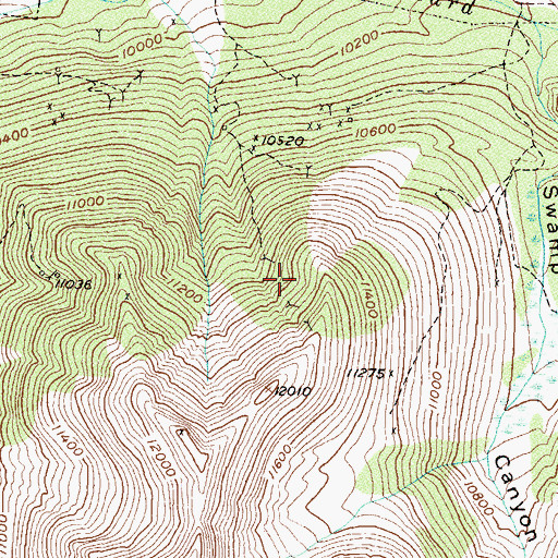 Topographic Map of Ophir Mine, CO