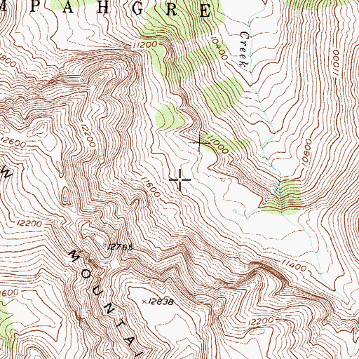 Topographic Map of Zambodga Mine, CO