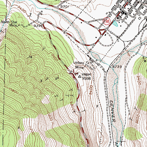 Topographic Map of Empire Group Mine, CO