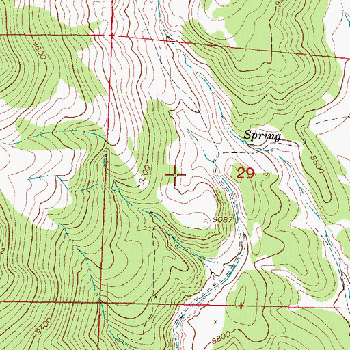 Topographic Map of Penny Bright Mine, CO