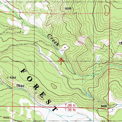 Topographic Map of Kleckner Mine, CO