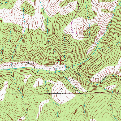 Topographic Map of El Plomo Mine, CO