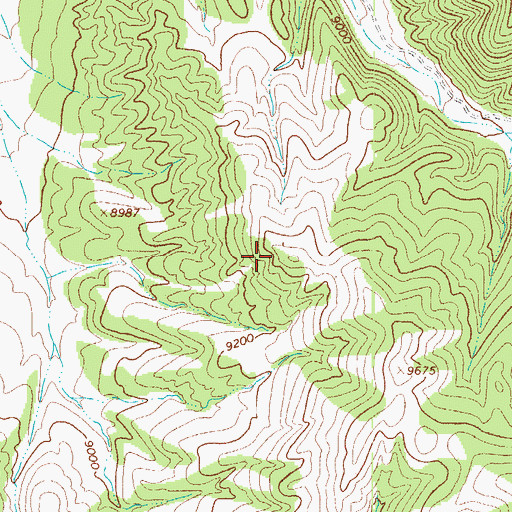 Topographic Map of Plomo Mine, CO