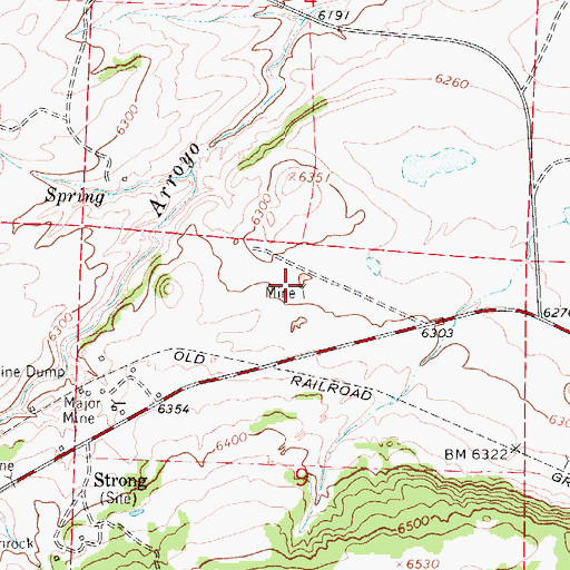 Topographic Map of Sunnyside Mine, CO