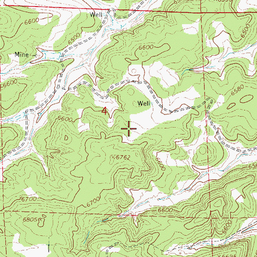 Topographic Map of Premium Mine, CO