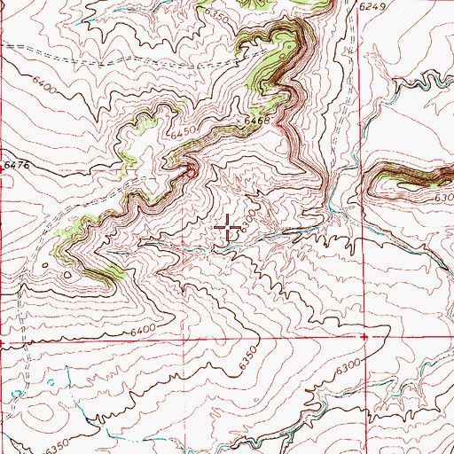 Topographic Map of Primrose Mine, CO