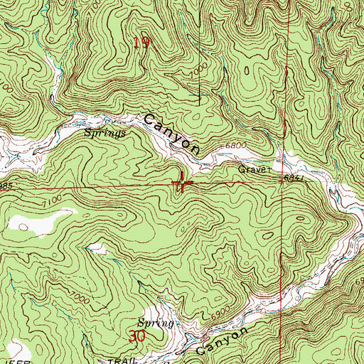 Topographic Map of Royal Mine, CO