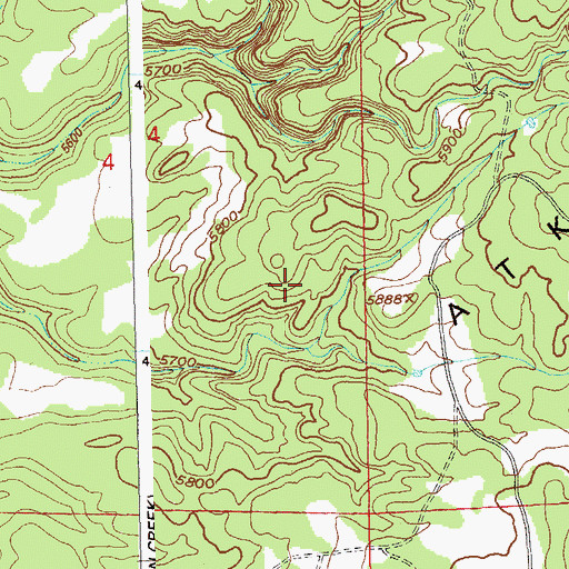 Topographic Map of Movie Star Mine, CO