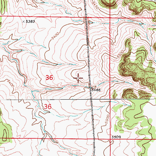 Topographic Map of Franceville Number One Mine, CO