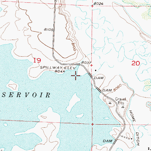 Topographic Map of Canadian Coal Company Mine, CO