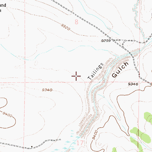 Topographic Map of American Mine, CO