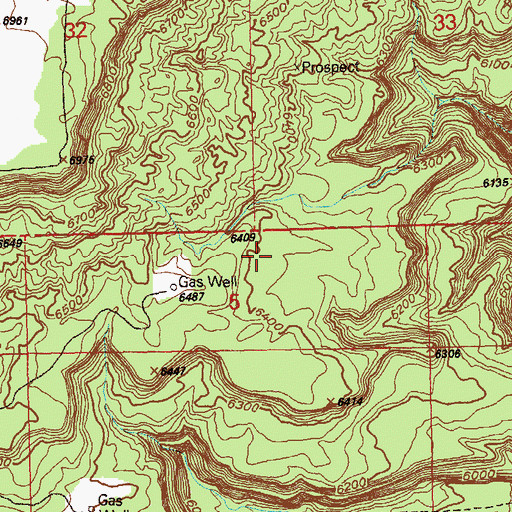 Topographic Map of Sunrise Mine, CO